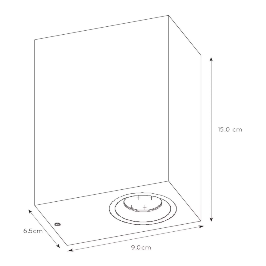 Lucide 22860/10/30 - LED Stmívatelné venkovní nástěnné svítidlo ZORA 2xGU10/5W/230V IP44