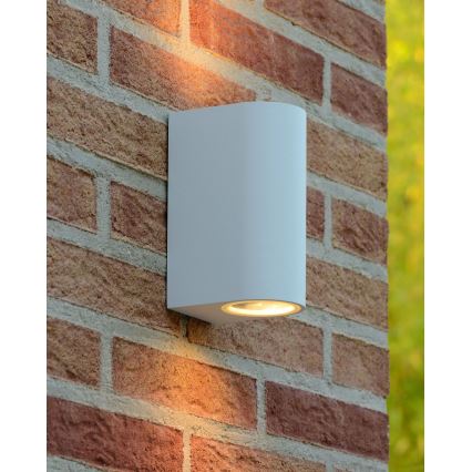 Lucide 22861/10/31 - LED Stmívatelné venkovní nástěnné svítidlo ZORA 2xGU10/5W/230V IP44