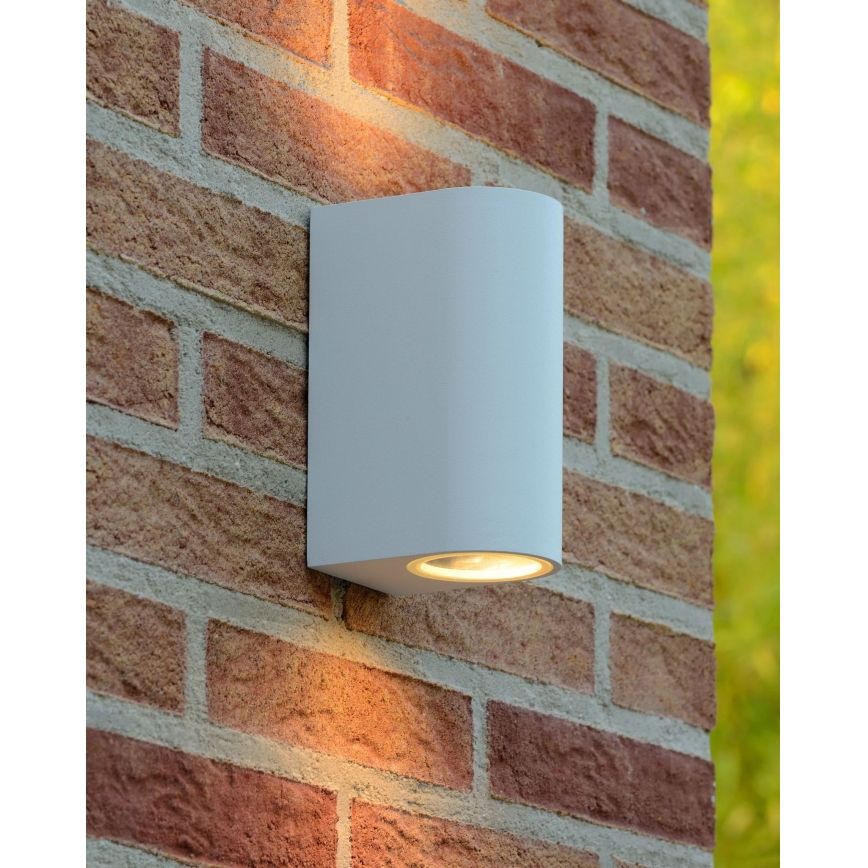 Lucide 22861/10/31 - LED Stmívatelné venkovní nástěnné svítidlo ZORA 2xGU10/5W/230V IP44