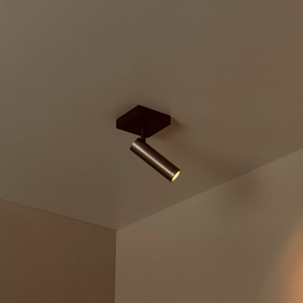 Lucide 22974/01/15 - Bodové svítidlo GRADO 1xGU10/40W/230V hnědá/černá