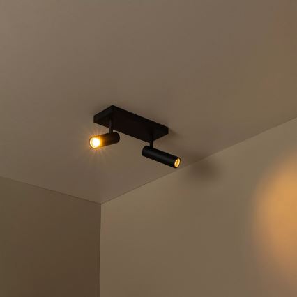 Lucide 22974/02/30 - Bodové svítidlo GRADO 2xGU10/8W/230V černá