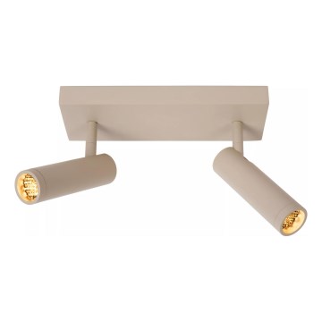 Lucide 22974/02/41 - Bodové svítidlo GRADO 2xGU10/8W/230V béžová