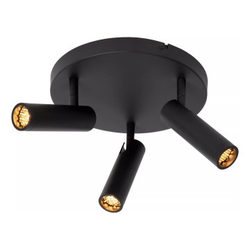 Lucide 22974/13/30 - Bodové svítidlo GRADO 3xGU10/40W/230V černá