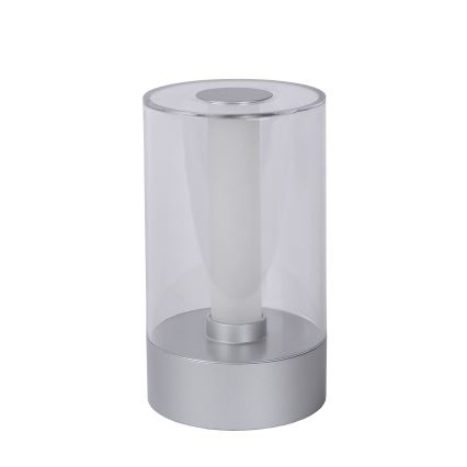 Lucide 26501/03/12 - LED Stmívatelná dotyková stolní lampa TRIBUN LED/3W/1800mAh stříbrná