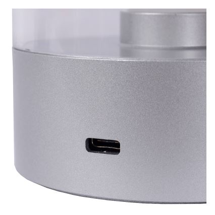 Lucide 26501/03/12 - LED Stmívatelná dotyková stolní lampa TRIBUN LED/3W/1800mAh stříbrná