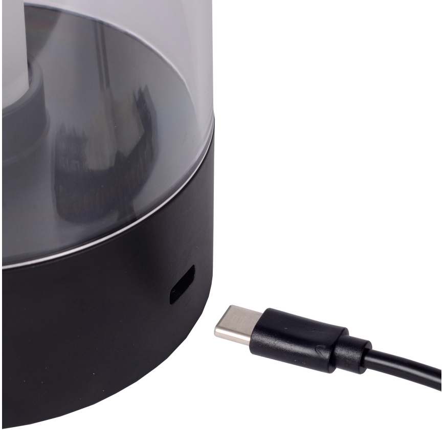 Lucide 26501/03/30 - LED Stmívatelná dotyková stolní lampa TRIBUN LED/3W/1800mAh černá