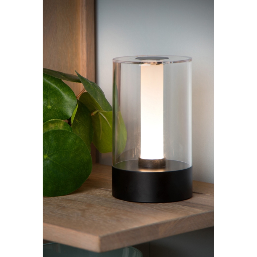 Lucide 26501/03/30 - LED Stmívatelná dotyková stolní lampa TRIBUN LED/3W/1800mAh černá