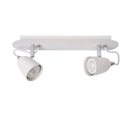 Lucide 26956/10/31 - LED Stmívatelné bodové svítidlo RIDE 2xGU10/5W/230V bílé