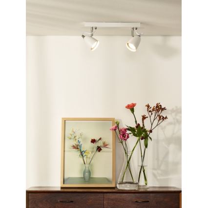 Lucide 26956/10/31 - LED Stmívatelné bodové svítidlo RIDE 2xGU10/5W/230V bílé