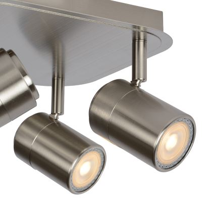 Lucide 26957/20/12 - LED Bodové svítidlo LENNERT 4xGU10/5W/230V matný chrom