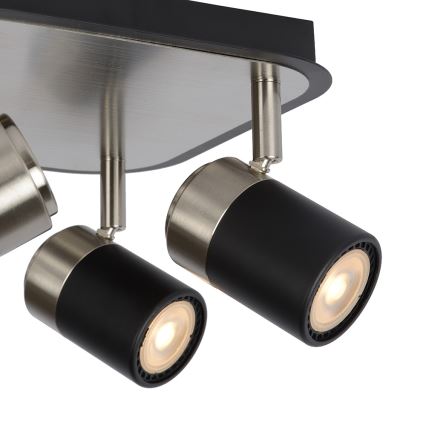 Lucide 26957/20/30 - LED Bodové svítidlo LENNERT 4xGU10/5W/230V černý