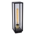 Lucide 27805/50/30 - Venkovní lampa LAURENS 1xE27/15W/230V IP54 50 cm černá