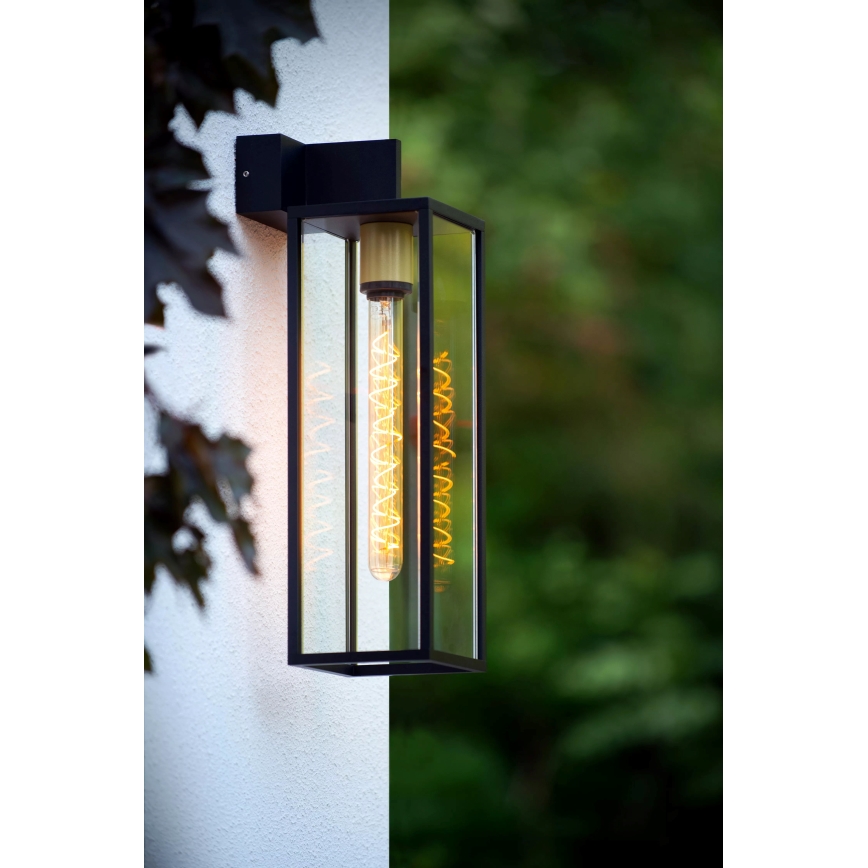 Lucide 27806/01/30 - Venkovní nástěnné svítidlo LAURENS 1xE27/40W/230V IP54 černá