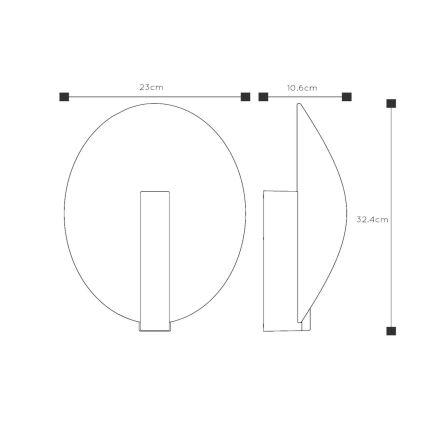 Lucide 27818/09/30 - LED Venkovní nástěnné svítidlo LAREDO LED/9W/230V IP54 černá