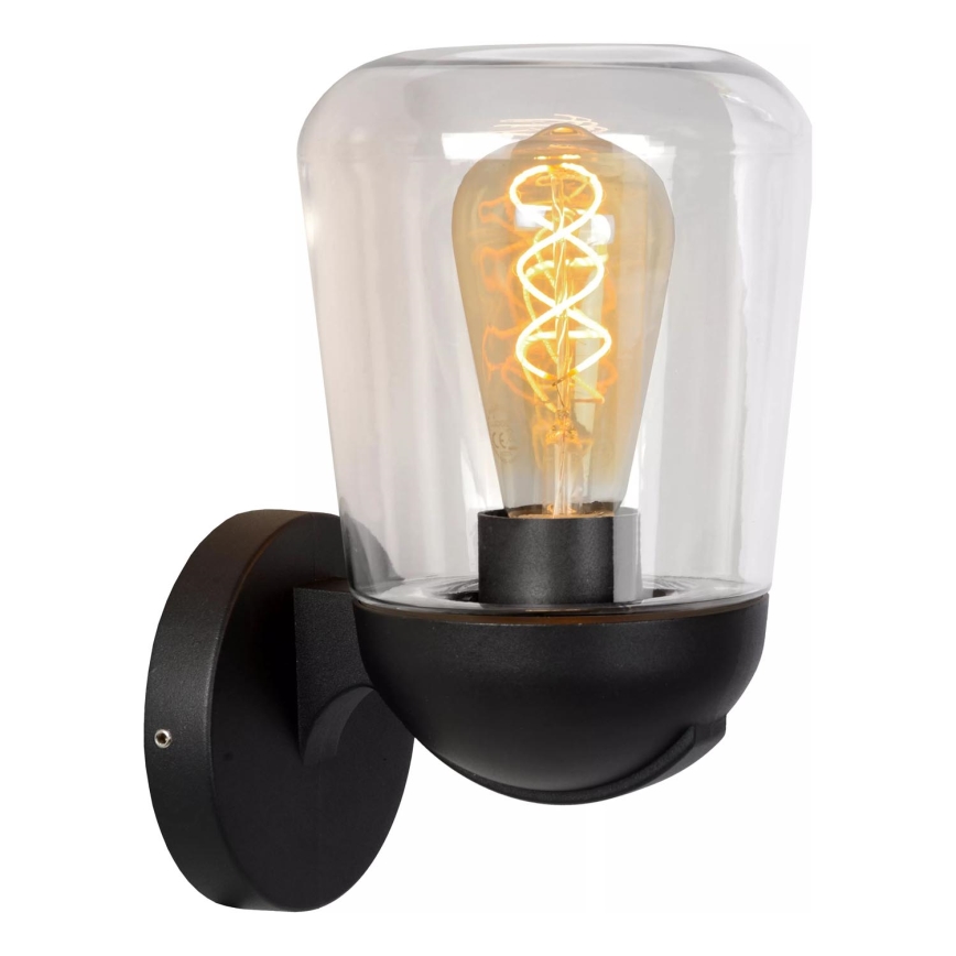 Lucide 27837/01/30 - Venkovní nástěnná lampa TULSA 1xE27/40W/230V IP44 černá