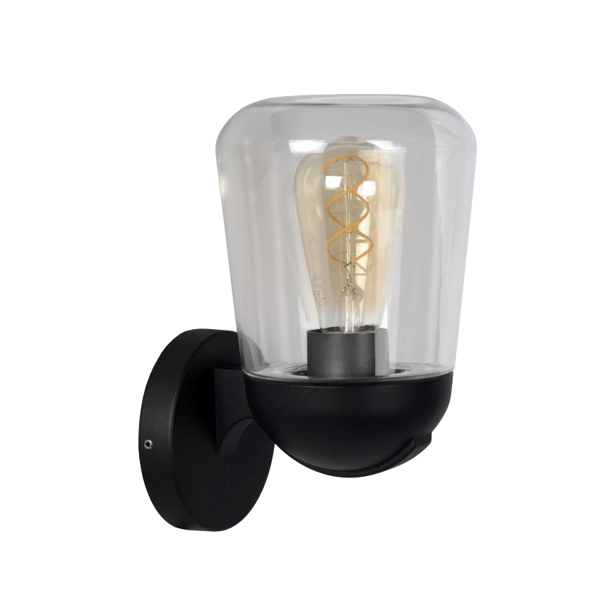 Lucide 27837/01/30 - Venkovní nástěnná lampa TULSA 1xE27/40W/230V IP44 černá