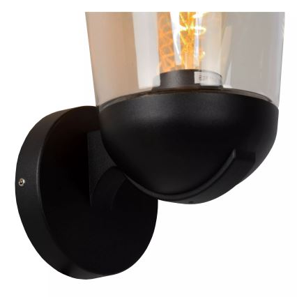 Lucide 27837/01/30 - Venkovní nástěnná lampa TULSA 1xE27/40W/230V IP44 černá