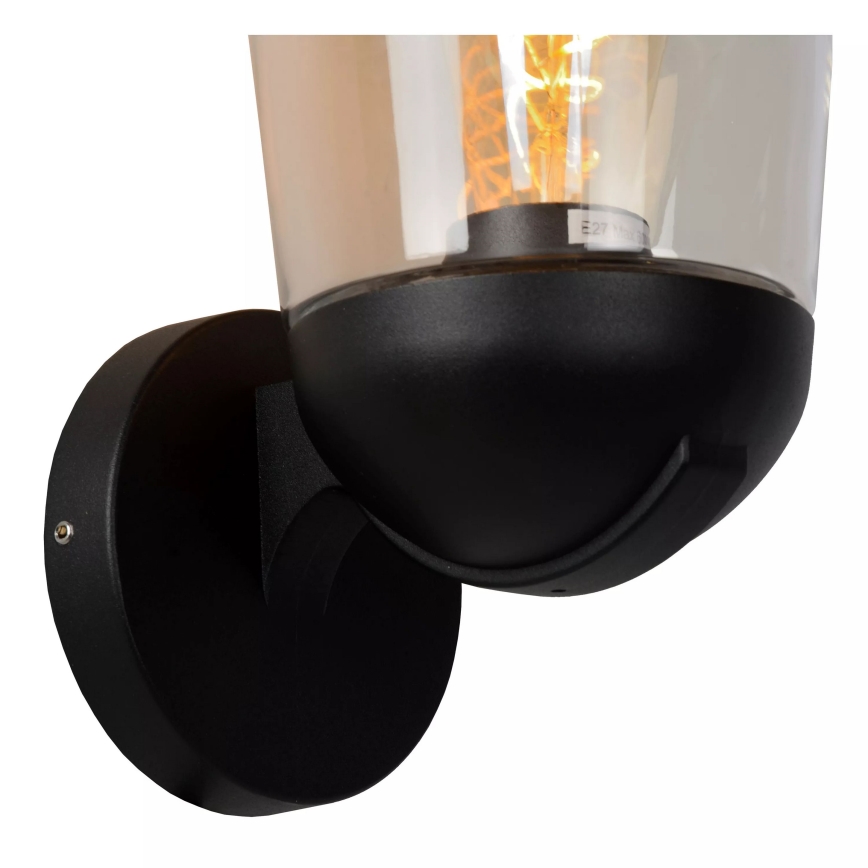 Lucide 27837/01/30 - Venkovní nástěnná lampa TULSA 1xE27/40W/230V IP44 černá