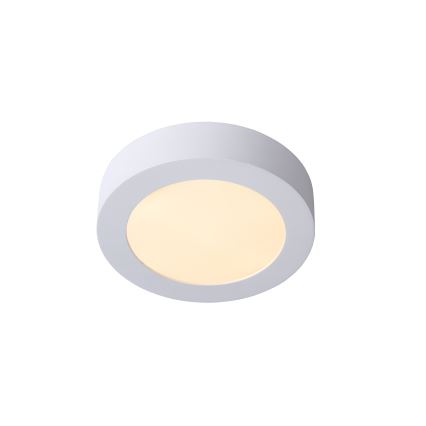 Lucide 28116/18/31 - LED Stmívatelné koupelnové stropní svítidlo BRICE LED/12W/230V pr. 18 cm IP44 bílá