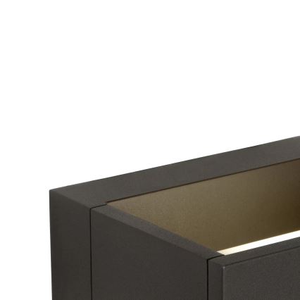 Lucide 28857/06/30 - LED venkovní nástěnné svítidlo GOA LED/6W/230V černé IP54