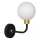 Lucide 30265/01/30 - Koupelnová nástěnná lampa BEREND 1xG9/33W/230V IP44 černá