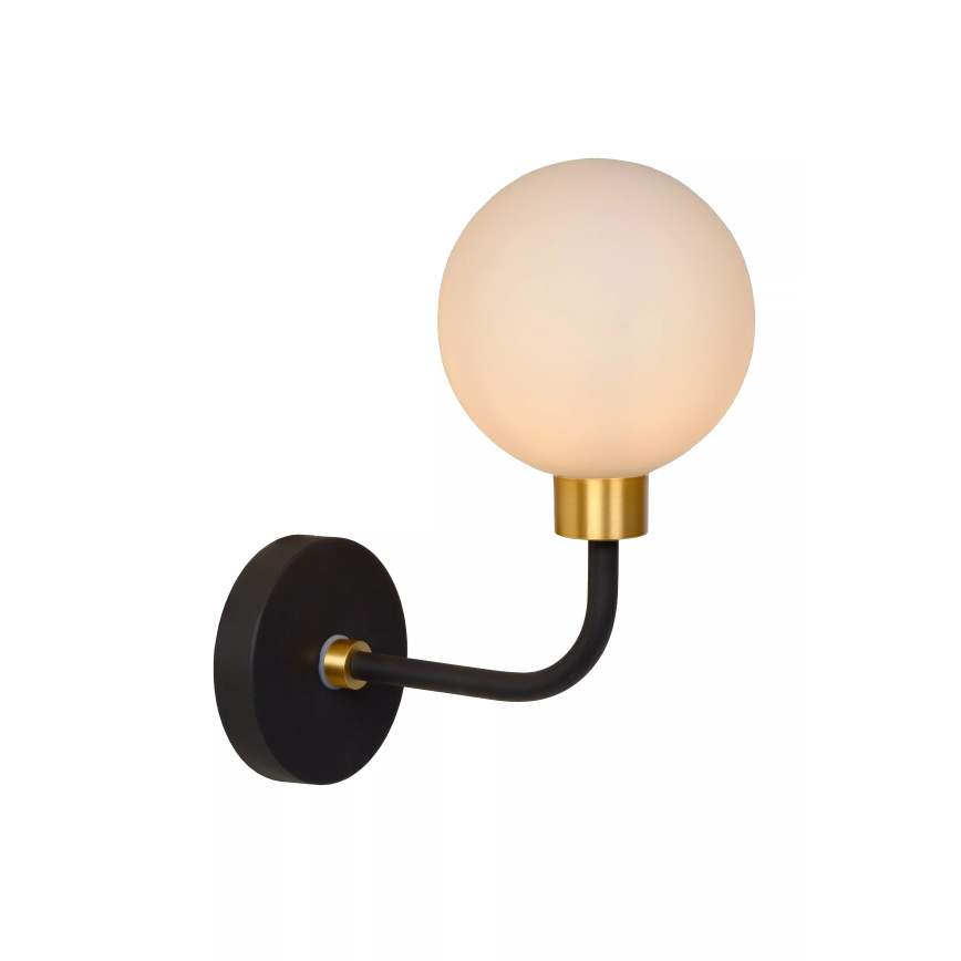 Lucide 30265/01/30 - Koupelnová nástěnná lampa BEREND 1xG9/33W/230V IP44 černá