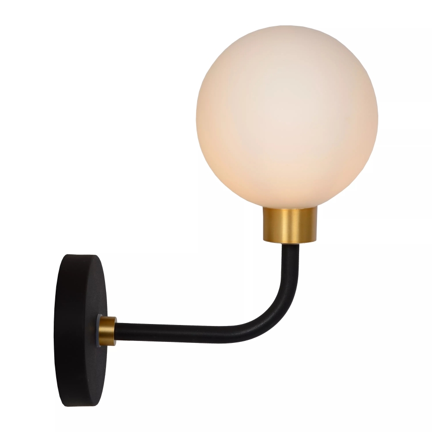 Lucide 30265/01/30 - Koupelnová nástěnná lampa BEREND 1xG9/33W/230V IP44 černá