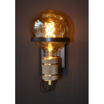 Lucide 30271/01/30 - Nástěnná lampa OTTELIEN 1xE27/60W/230V černá