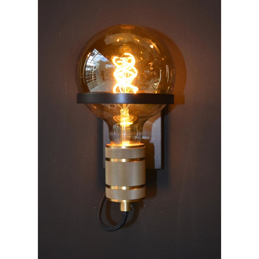 Lucide 30271/01/30 - Nástěnná lampa OTTELIEN 1xE27/60W/230V černá