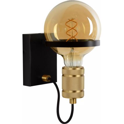 Lucide 30271/01/30 - Nástěnná lampa OTTELIEN 1xE27/60W/230V černá