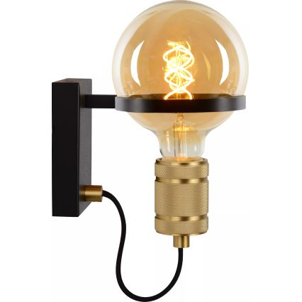 Lucide 30271/01/30 - Nástěnná lampa OTTELIEN 1xE27/60W/230V černá