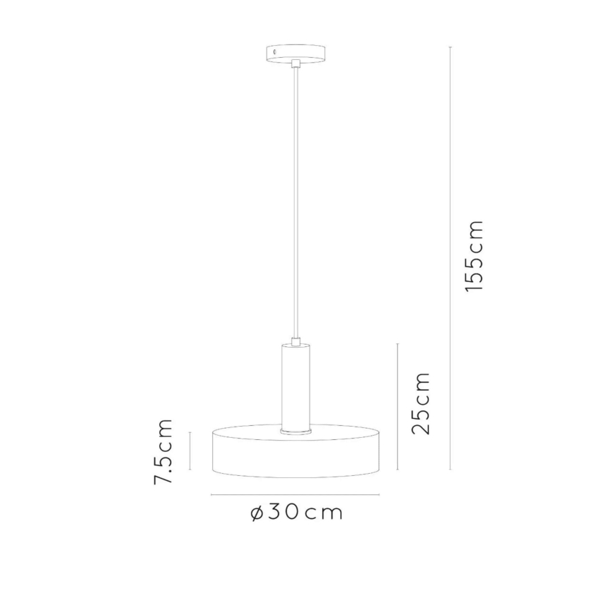 Lucide 30472/30/02 - Lustr na lanku GIADA 1xE27/60W/230V