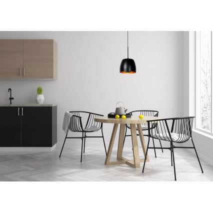 Lucide 30488/01/30 - Lustr na lanku NOLAN 1xE27/60W/230V černá