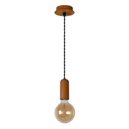 Lucide 30490/01/97 - LED závěsné svítidlo DROOPY 1xE27/4W/230V hnědé