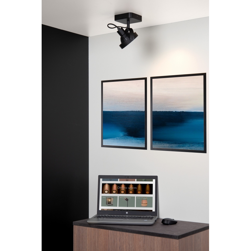 Lucide 31931/12/30 - LED Stmívatelné bodové svítidlo TALA 1xGU10/12W/230V černá