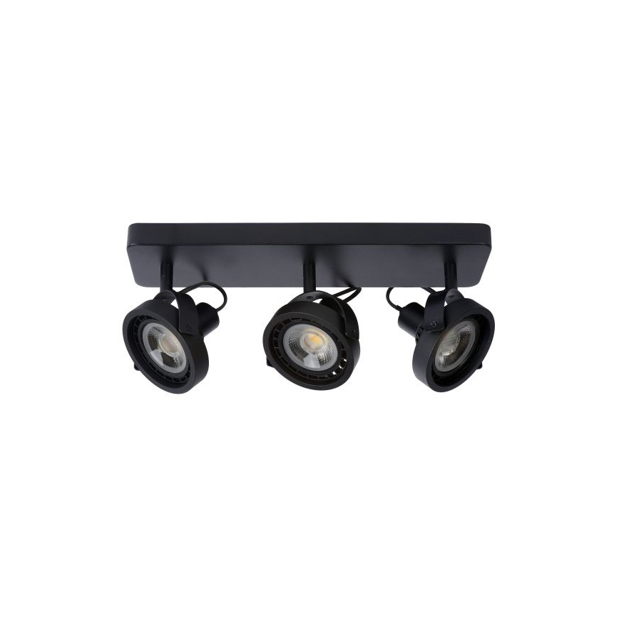 Lucide 31931/36/30 - LED Stmívatelné bodové svítidlo TALA 3xGU10/12W/230V černá