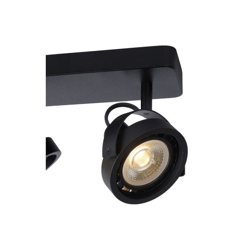 Lucide 31931/36/30 - LED Stmívatelné bodové svítidlo TALA 3xGU10/12W/230V černá