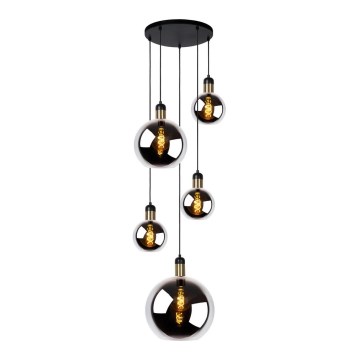 Lucide 34438/05/65 - Lustr na lanku JULIUS 5xE27/25W/230V