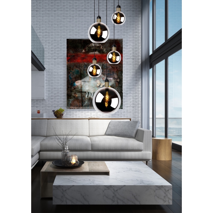 Lucide 34438/05/65 - Lustr na lanku JULIUS 5xE27/25W/230V