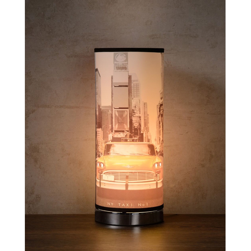 Lucide 34514/01/99 - Stolní lampa N.Y. TAXI 1xE14/40W/230V