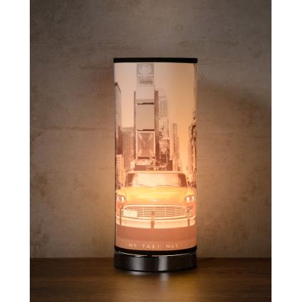Lucide 34514/01/99 - Stolní lampa N.Y. TAXI 1xE14/40W/230V