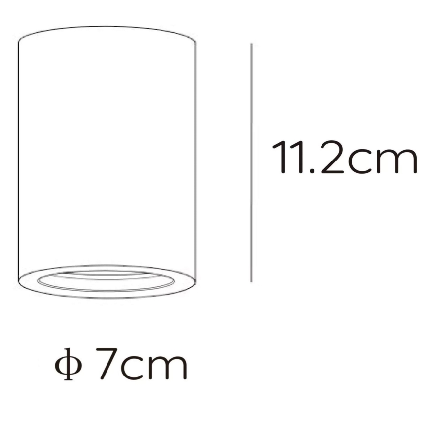 Lucide 35100/11/31 - Stropní svítidlo GIPSY 1xGU10/35W/230V
