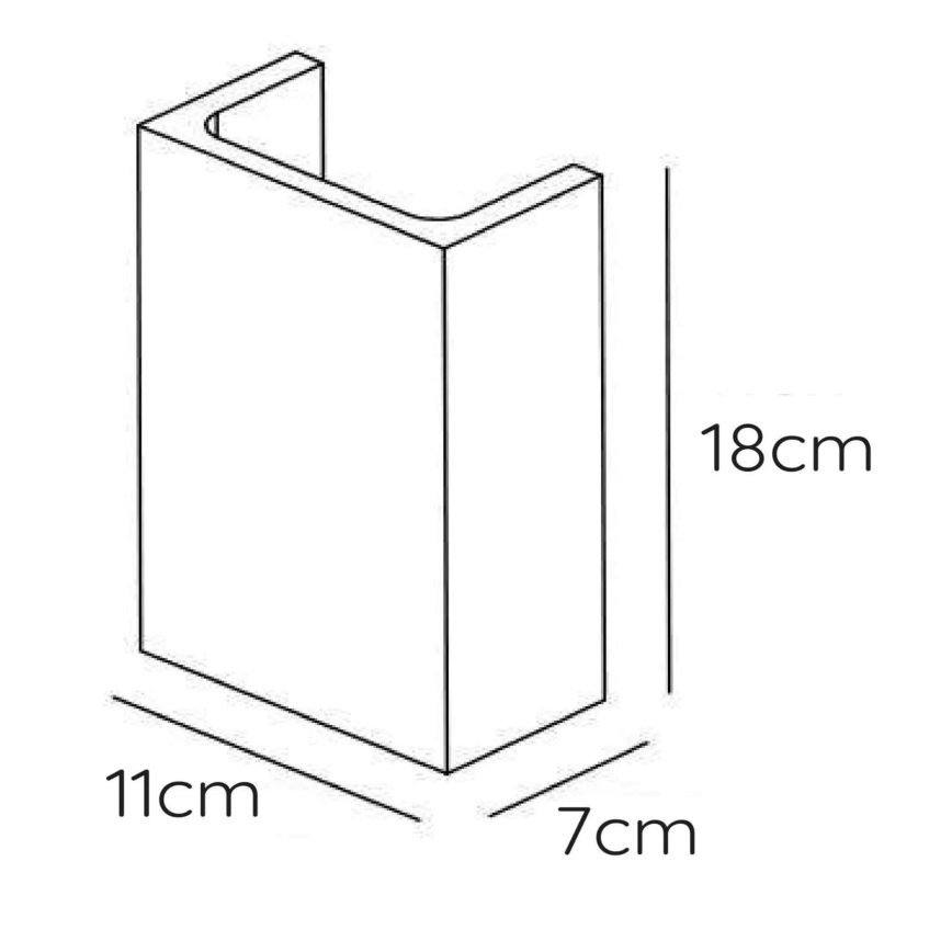 Lucide 35201/18/31 - Nástěnné svítidlo GIPSY 1xG9/40W/230V bílé