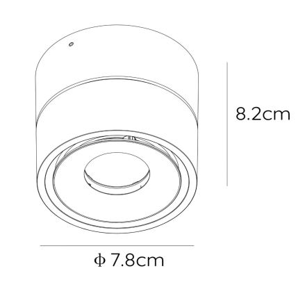 Lucide 35911/08/31 - LED Stmívatelné bodové svítidlo YUMIKO LED/10W/230V bílá