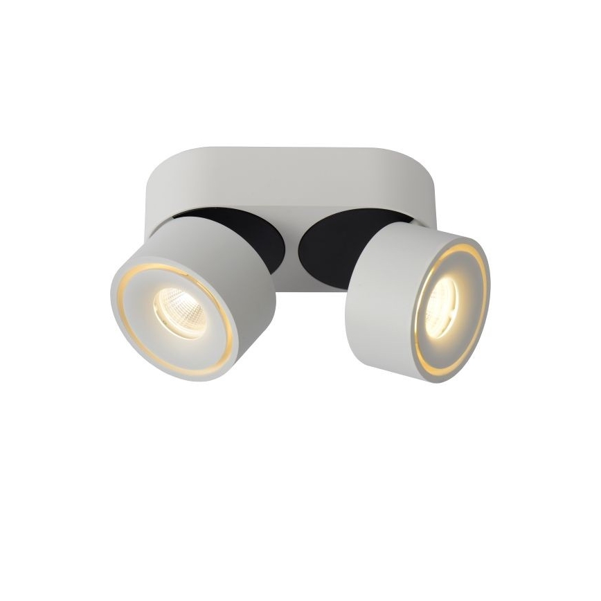 Lucide 35911/16/31 - LED Stmívatelné bodové svítidlo YUMIKO 2xLED/8W/230V bílá