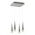 Lucide 36416/19/12 - LED Lustr na lanku REIKO 4xLED/5W/230V
