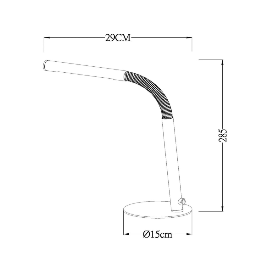 Lucide 36612/04/31 - LED Stmívatelná dotyková stolní lampa GILLY LED/3W/230V 4000 mAh bílá