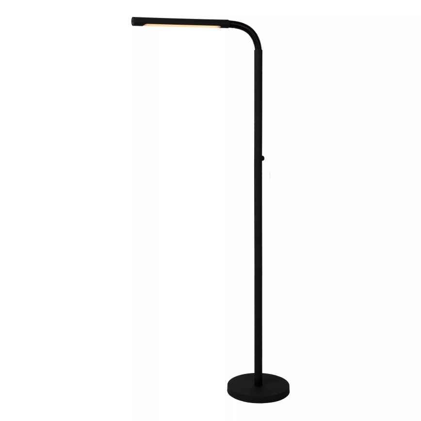 Lucide 36712/04/30 - LED Stmívatelná dotyková stojací lampa GILLY LED/6W/230V 4000 mAh černá
