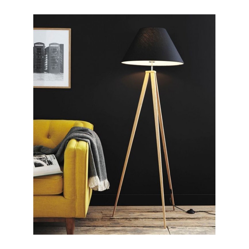 Lucide 42702/81/30 - Stojací lampa JOLLI 1xE27/60W/230V černá