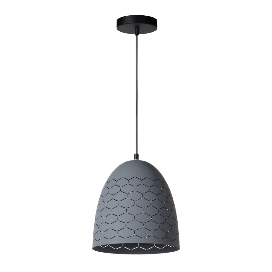 Lucide 43408/24/36 - Lustr na lanku GALLA 1xE27/60W/230V šedá